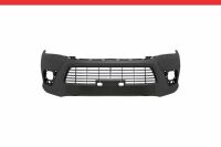 Imagem do produto Para-choque DTS Dianteiro Preto Liso para Toyota Hilux C/Dupla 2016 a 2018 – Cod. 16132